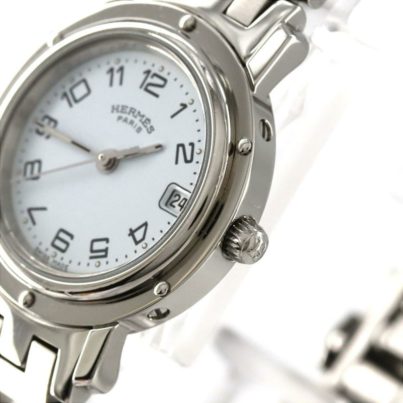 愛馬仕 Clipper CL4.210 不鏽鋼石英錶-3