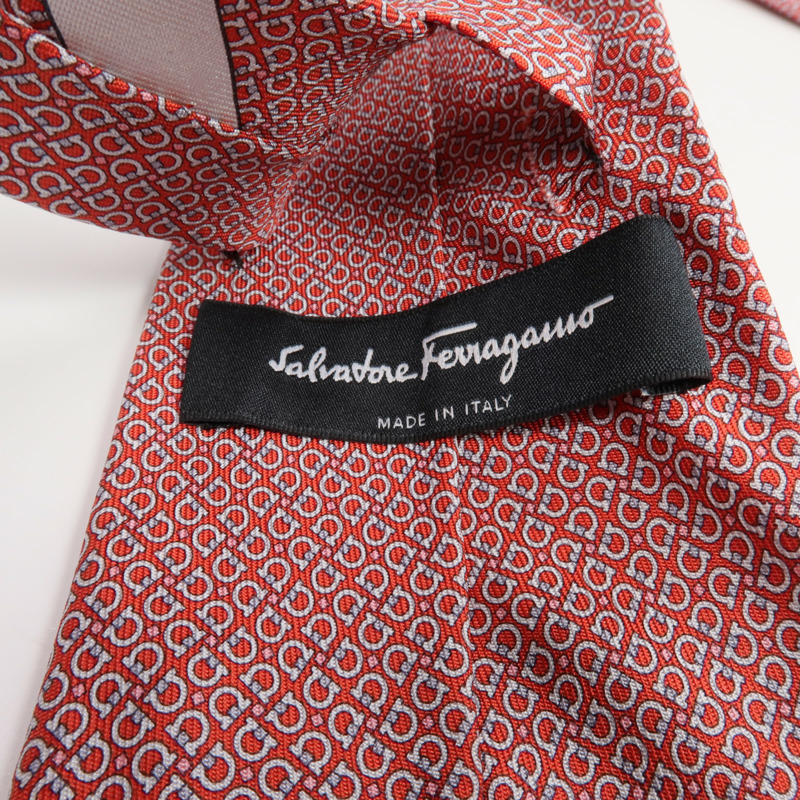 Salvatore Ferragamo 絲質Tie領帶-5