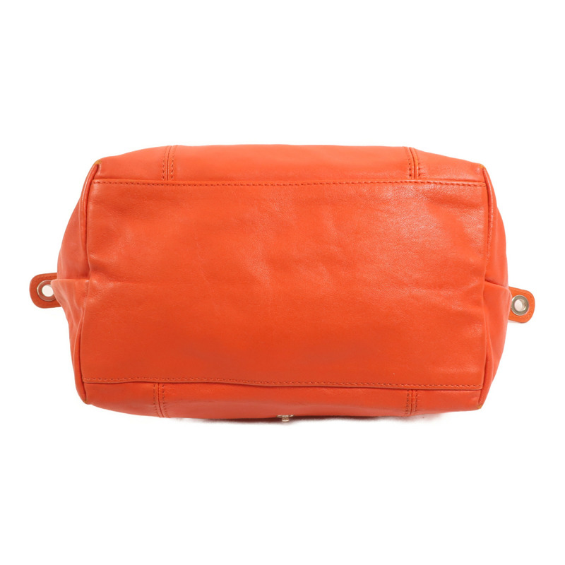 Longchamp 羊皮皮革Le Pliage Cuir銀扣手挽肩背兩用袋-3