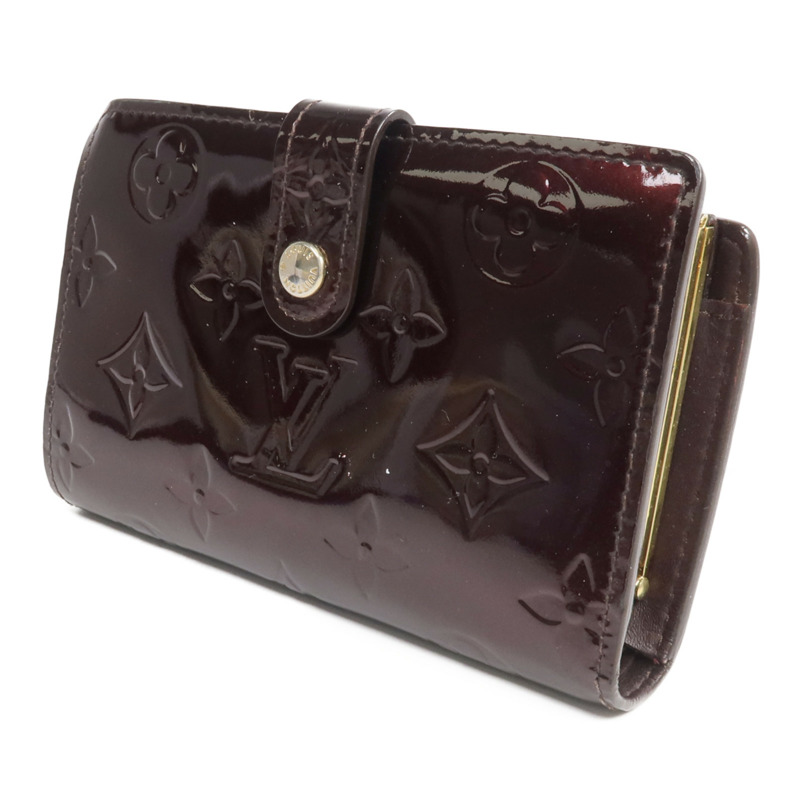 LOUIS VUITTON Monogram Vernis Portefeuille Viennois金扣錢包ve-2