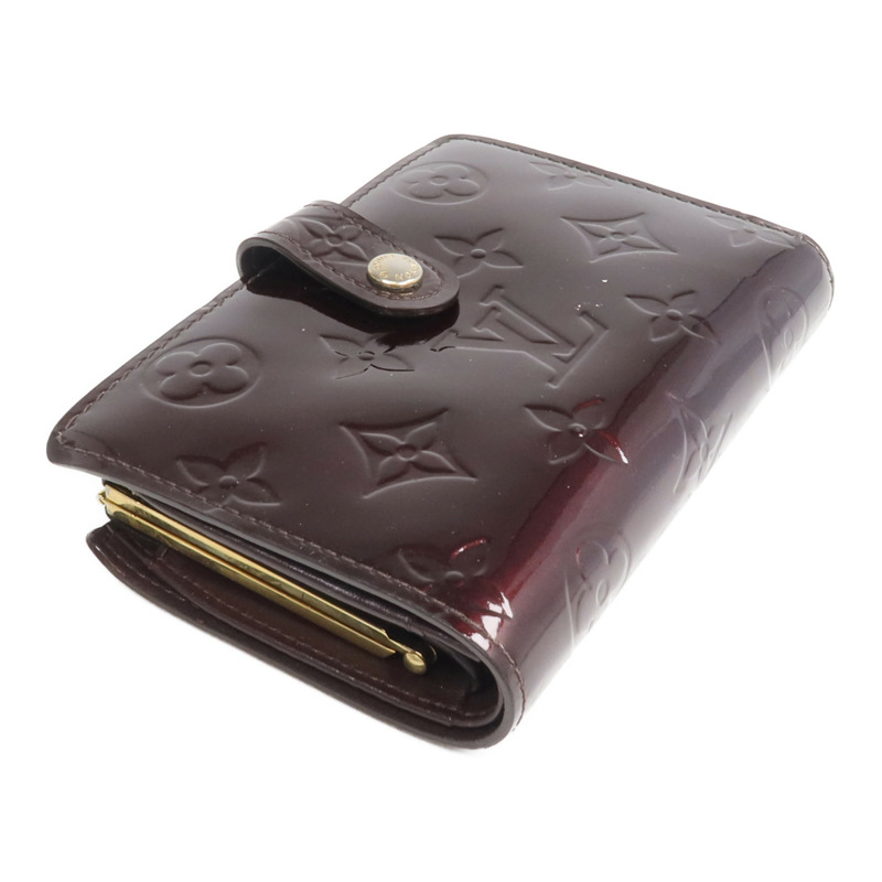 LOUIS VUITTON Monogram Vernis Portefeuille Viennois金扣錢包ve-3