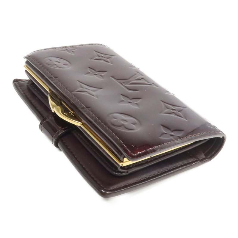 LOUIS VUITTON Monogram Vernis Portefeuille Viennois金扣錢包ve-4