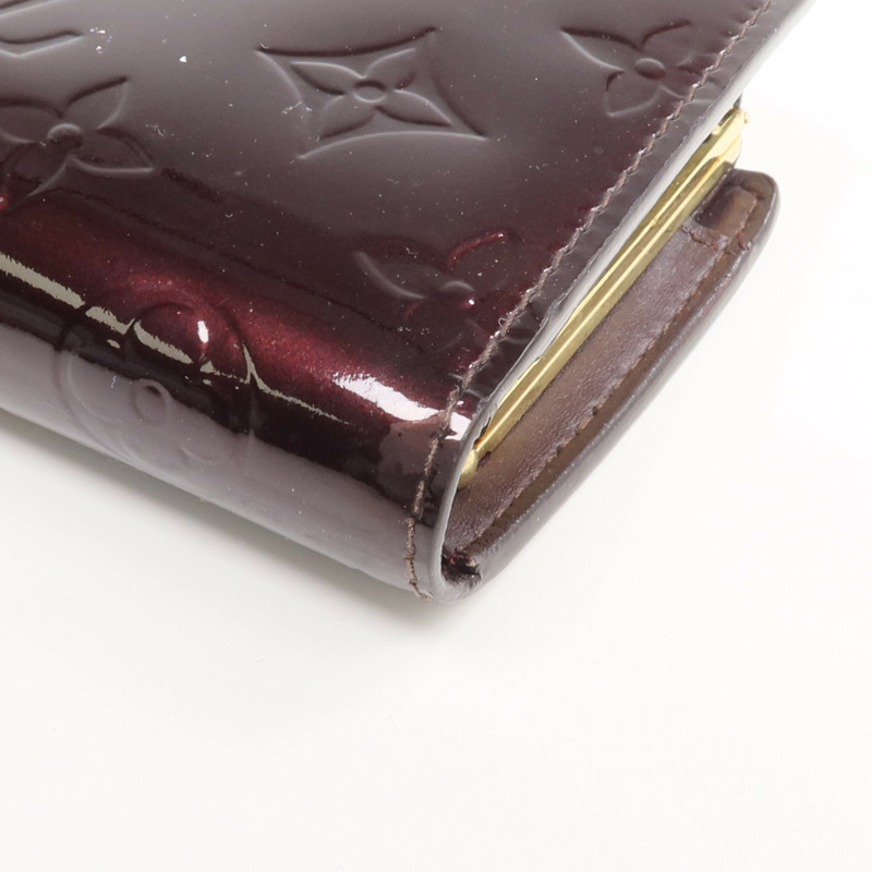 LOUIS VUITTON Monogram Vernis Portefeuille Viennois金扣錢包ve-6