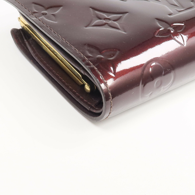 LOUIS VUITTON Monogram Vernis Portefeuille Viennois金扣錢包ve-7