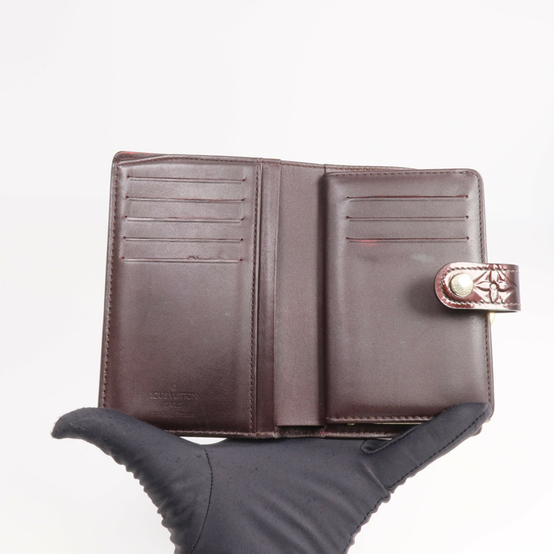 LOUIS VUITTON Monogram Vernis Portefeuille Viennois金扣錢包ve-11