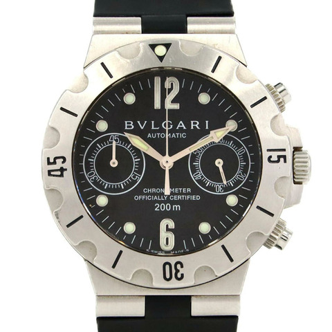 寶格麗潛水計時腕錶 SCB38S SCB38SV AT SS 自動腕錶