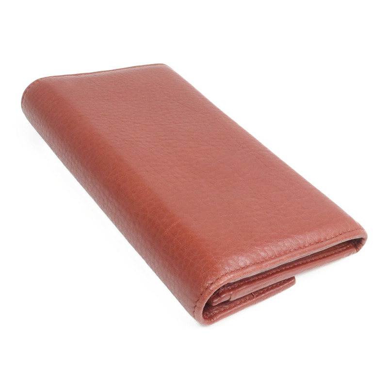 GUCCI 牛皮皮革Long Wallet金扣長錢包-4