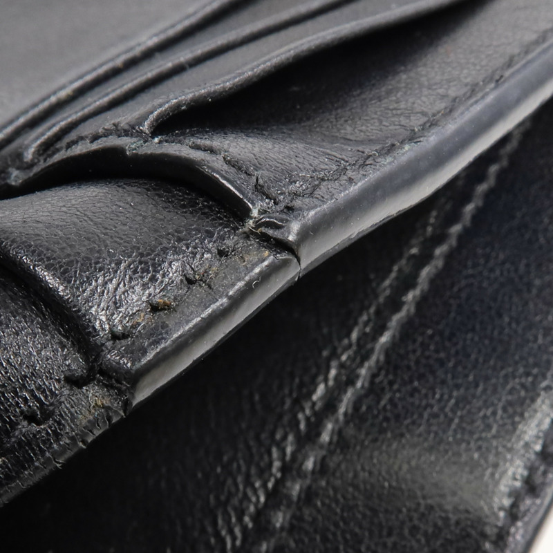 YVES SAINT LAURENT 牛皮皮革Uptown Compact Wallet金扣錢包-18