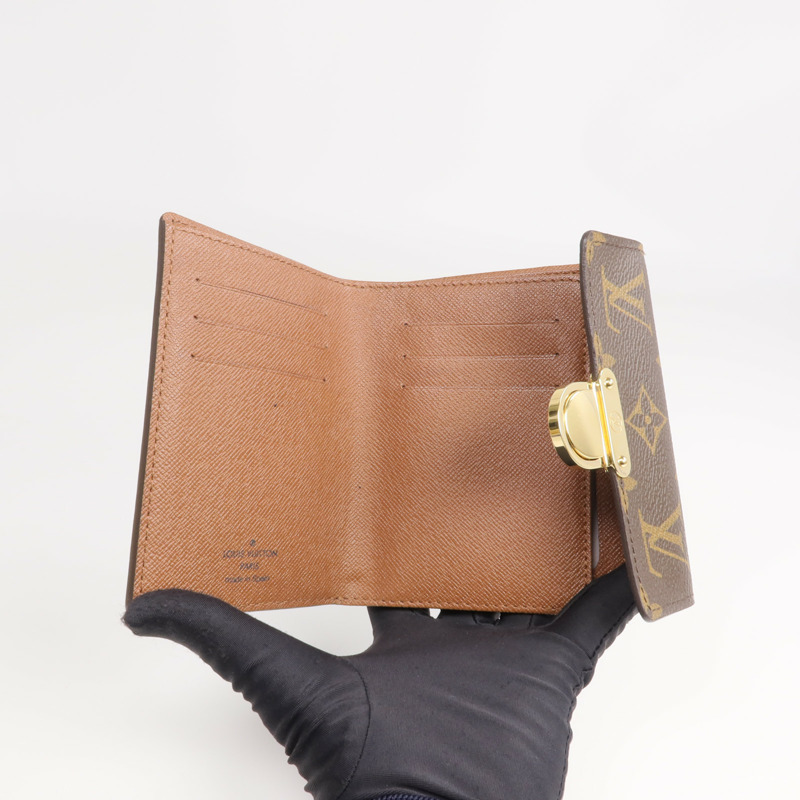 LOUIS VUITTON Monogram Portefeuille Koala金扣錢包-11