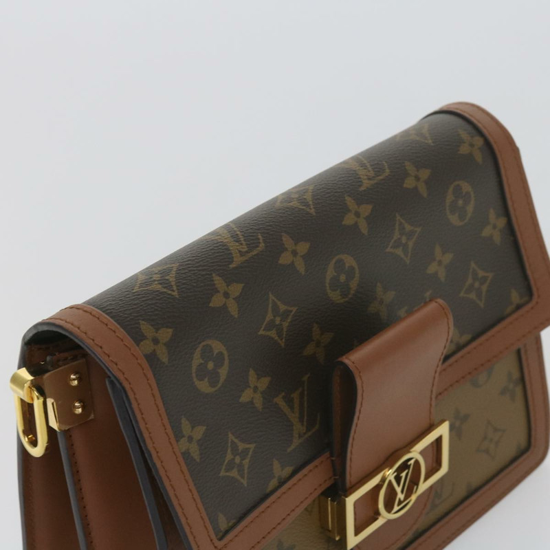 【日本直送】路易威登 Monogram Reverse Dauphine MM 肩背包 M44391 LV Auth 60072M-5