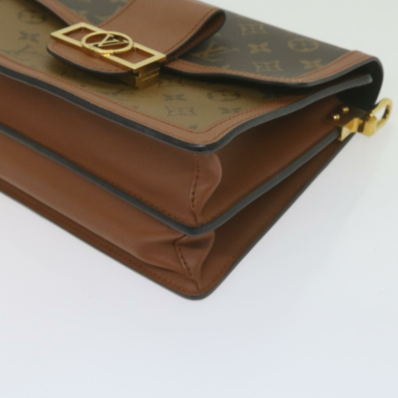 【日本直送】路易威登 Monogram Reverse Dauphine MM 肩背包 M44391 LV Auth 60072M-13