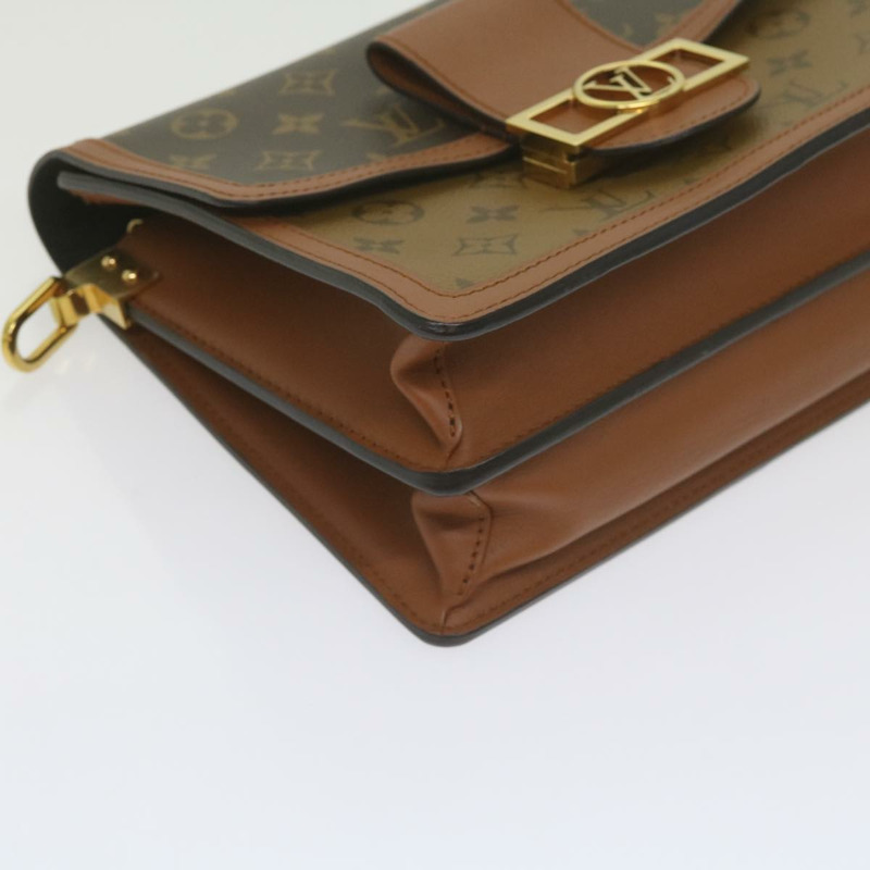 【日本直送】路易威登 Monogram Reverse Dauphine MM 肩背包 M44391 LV Auth 60072M-14