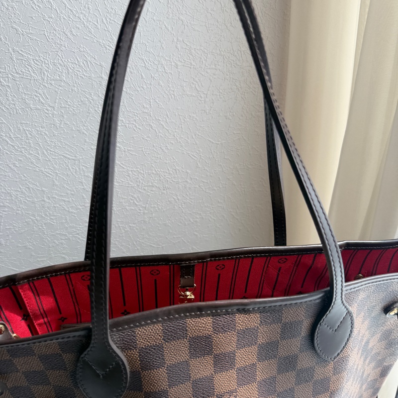 Lv never full mm 托特包👜卡棋盤-2