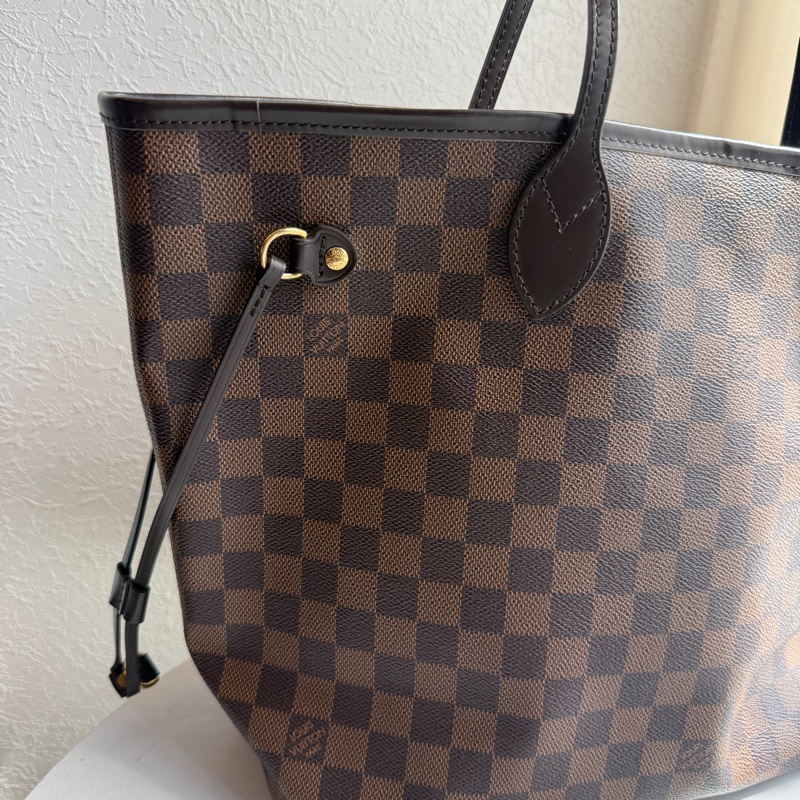 Lv never full mm 托特包👜卡棋盤-4