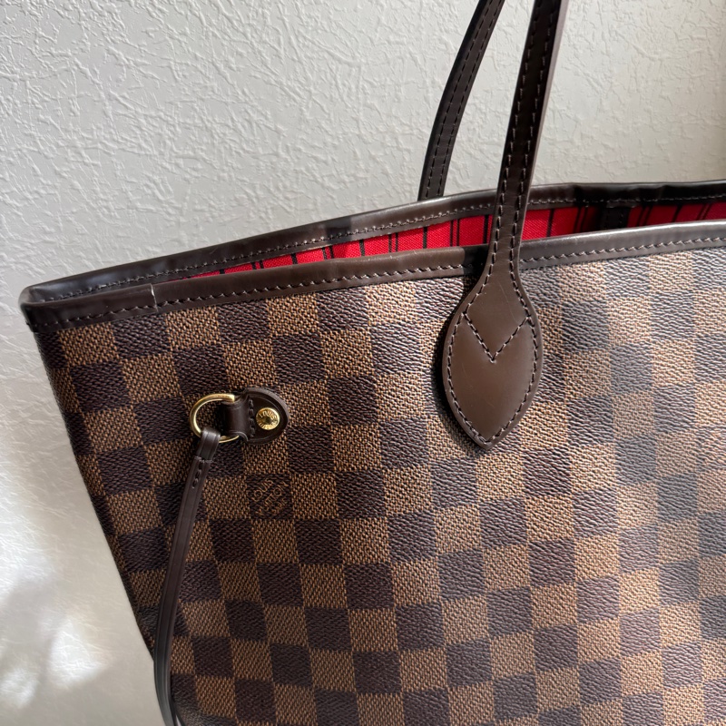 Lv never full mm 托特包👜卡棋盤-5