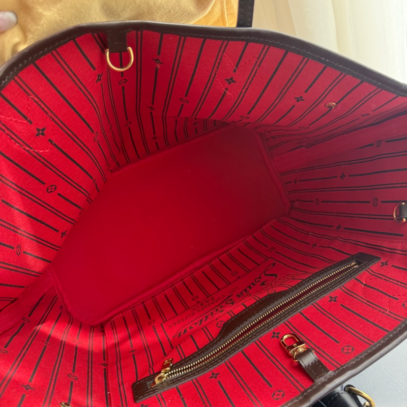 Lv never full mm 托特包👜卡棋盤-7