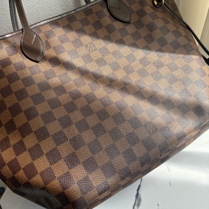 Lv never full mm 托特包👜卡棋盤-9