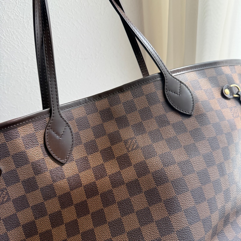 Lv never full mm 托特包👜卡棋盤-10