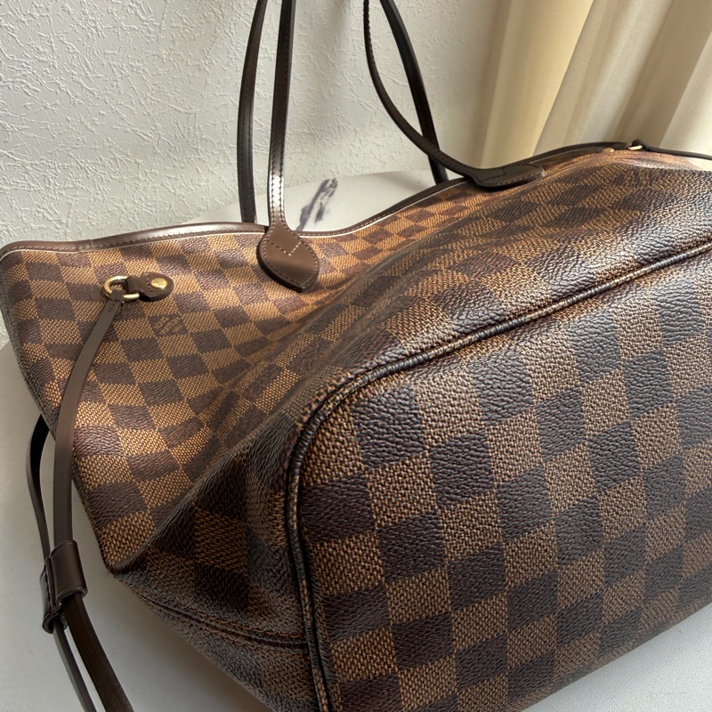 Lv never full mm 托特包👜卡棋盤-11