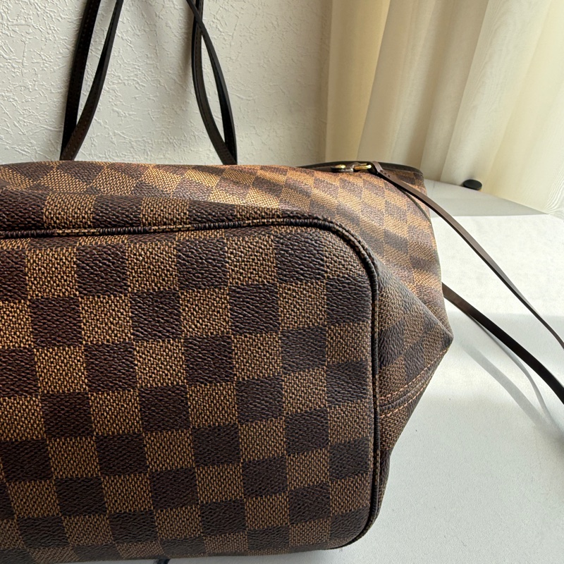 Lv never full mm 托特包👜卡棋盤-12