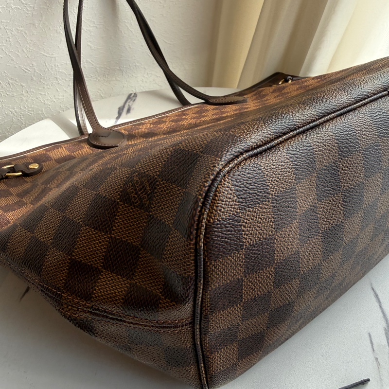 Lv never full mm 托特包👜卡棋盤-13