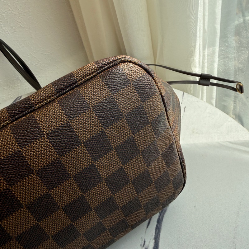 Lv never full mm 托特包👜卡棋盤-14