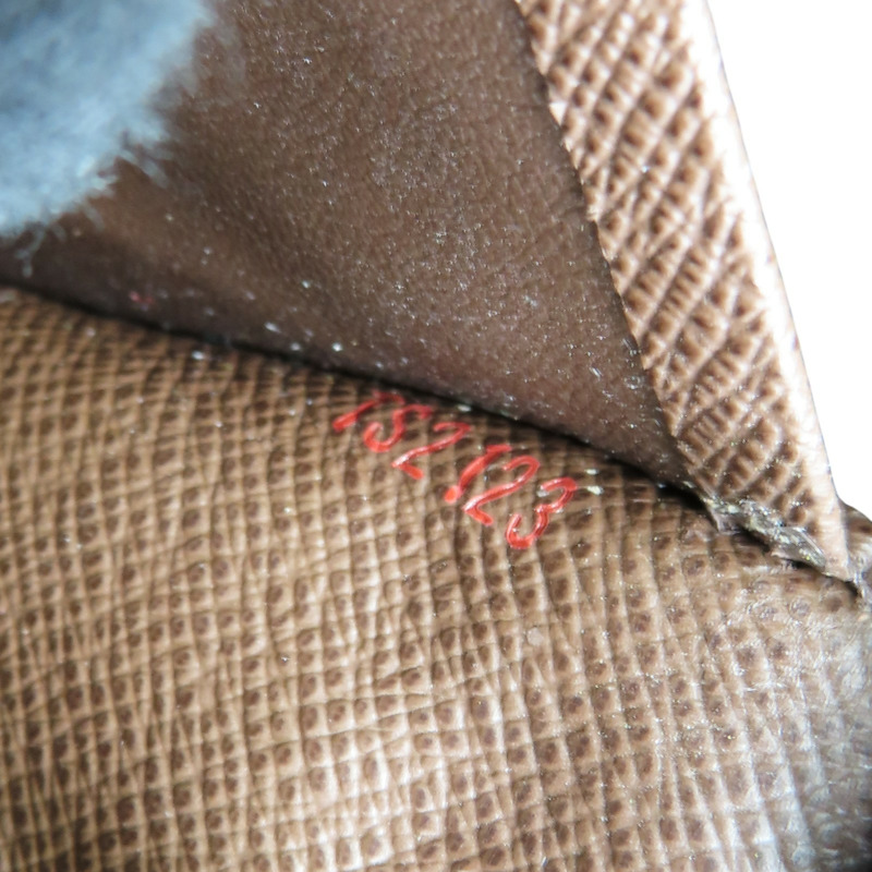 棕色 棋盤格帆布 Brazza 二折長夾【LOUIS VUITTON LV 路易威登】 N60017-9