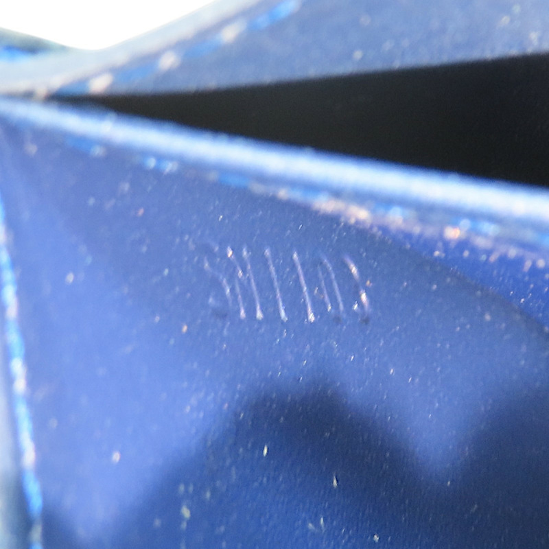 深藍色 漆皮 Zippy 零錢包 變色【LOUIS VUITTON LV 路易威登】 M90048-6