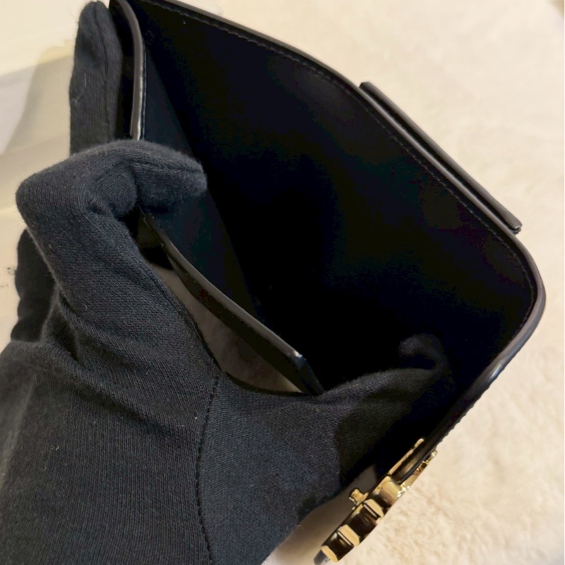 ✨Celine✨可拆式TRIOMPHE標誌印花短款短夾錢包卡包 二合一-18