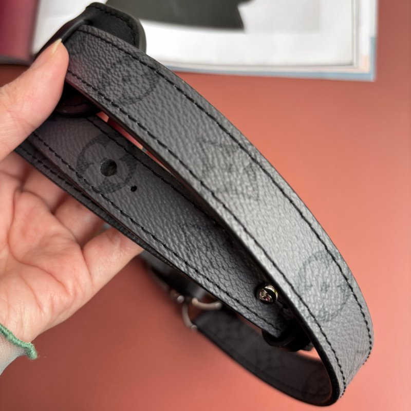 絕版 ::LOUIS VUITTON:: M45947 LV Keepall Bandoulière 20 黑色花紋手提斜背包-21