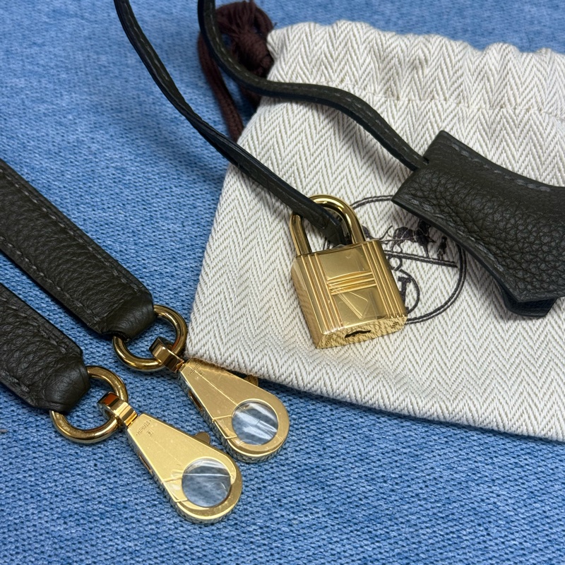 Hermes Kelly 35 橄欖綠-14