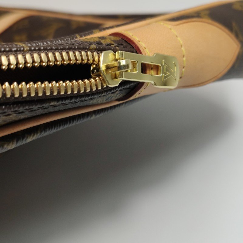 Louis Vuitton(LV)Porte Documents Voyage植革Monogram印花矩形手提包-9