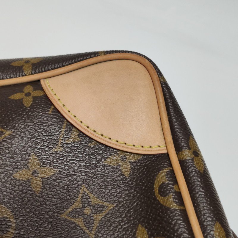 Louis Vuitton(LV)Porte Documents Voyage植革Monogram印花矩形手提包-15