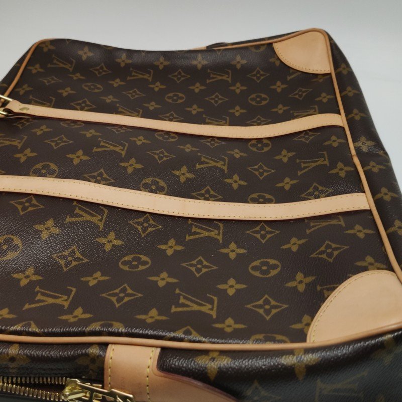 Louis Vuitton(LV)Porte Documents Voyage植革Monogram印花矩形手提包-20