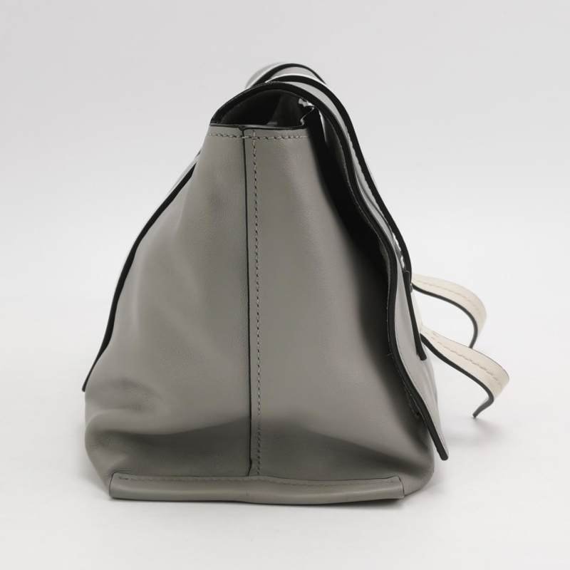 Miu Miu Grace Lux系列牛皮拼色字母Logo斜挎包單肩包-3