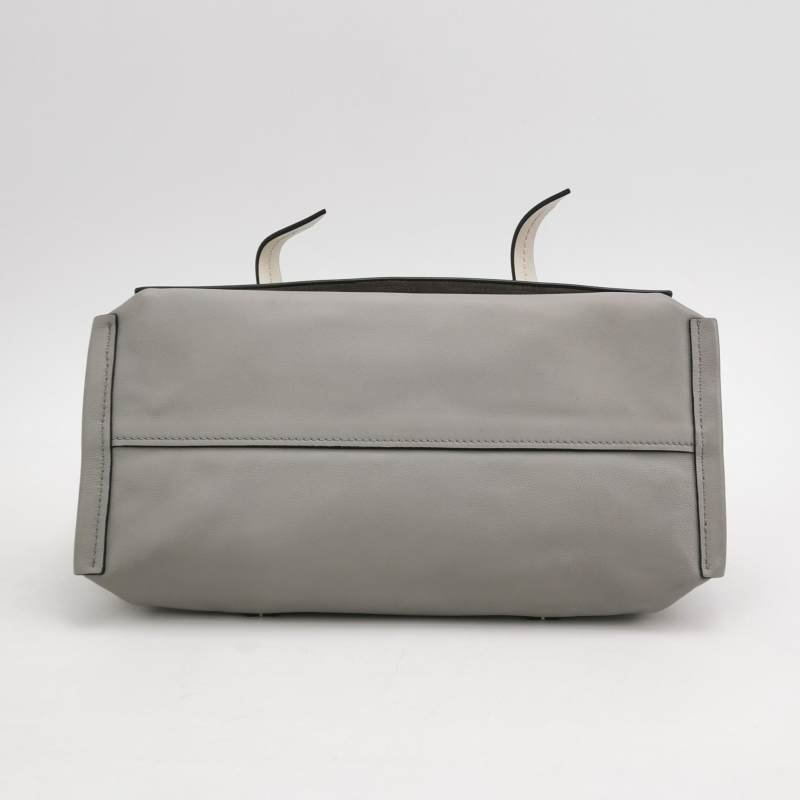 Miu Miu Grace Lux系列牛皮拼色字母Logo斜挎包單肩包-5