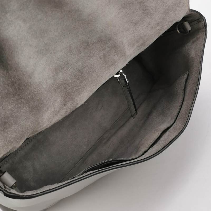 Miu Miu Grace Lux系列牛皮拼色字母Logo斜挎包單肩包-6