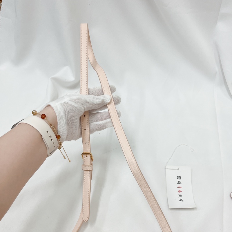 莉亞精品♡Burberry 格紋粉邊相機包 二手-13