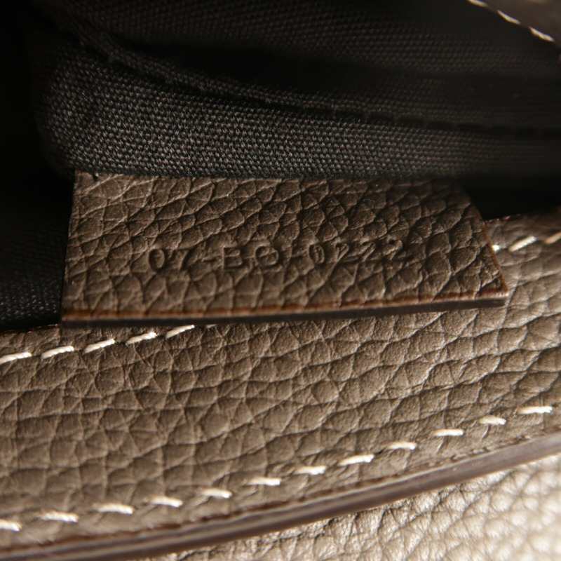 Dior 牛皮皮革Saddle Pouch Bag銀扣肩背袋-6