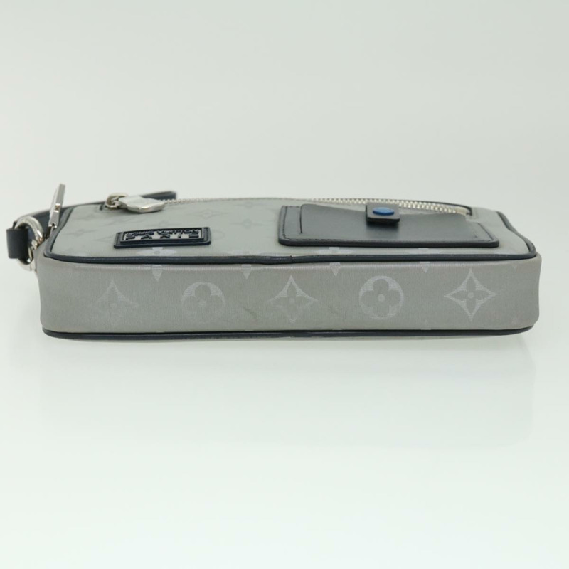 【日本直送】路易威登 Monogram Satellite Alpha 手拿包 銀色 M44171 LV Auth 32344V-5