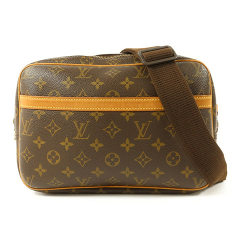 LOUIS VUITTON Monogram Reporter PM金扣肩背袋