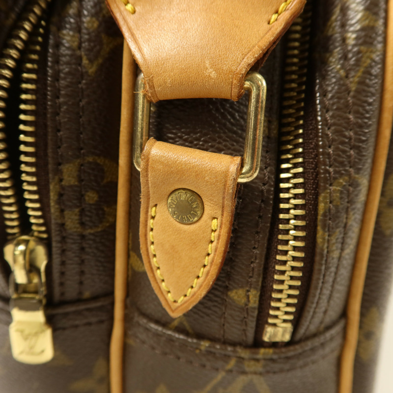 LOUIS VUITTON Monogram Reporter PM金扣肩背袋-10