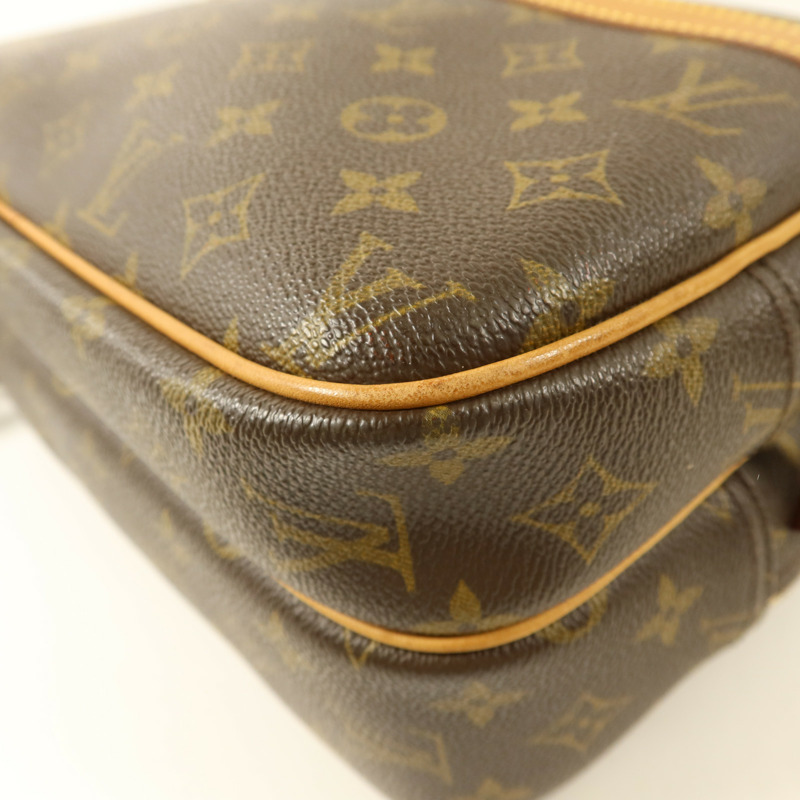 LOUIS VUITTON Monogram Reporter PM金扣肩背袋-11