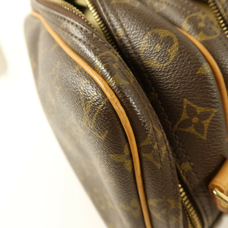 LOUIS VUITTON Monogram Reporter PM金扣肩背袋-15