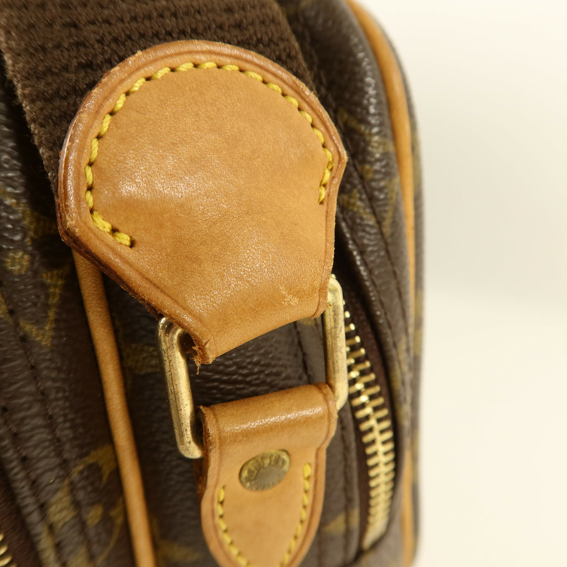 LOUIS VUITTON Monogram Reporter PM金扣肩背袋-17
