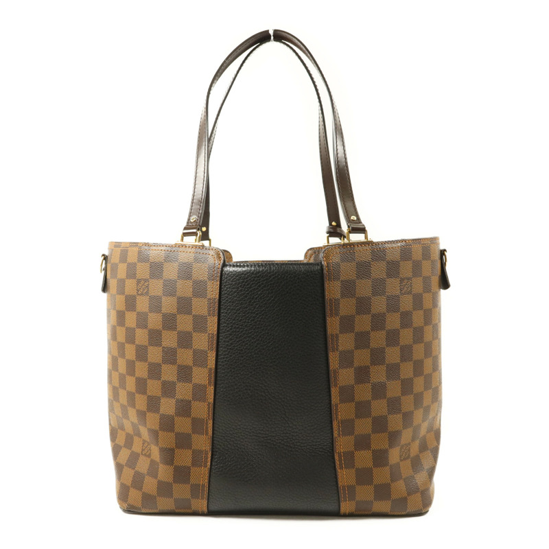 LOUIS VUITTON Damier Jersey金扣手挽肩背兩用袋-1