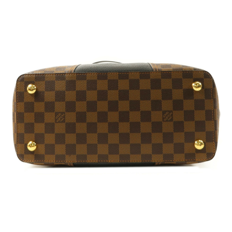 LOUIS VUITTON Damier Jersey金扣手挽肩背兩用袋-3
