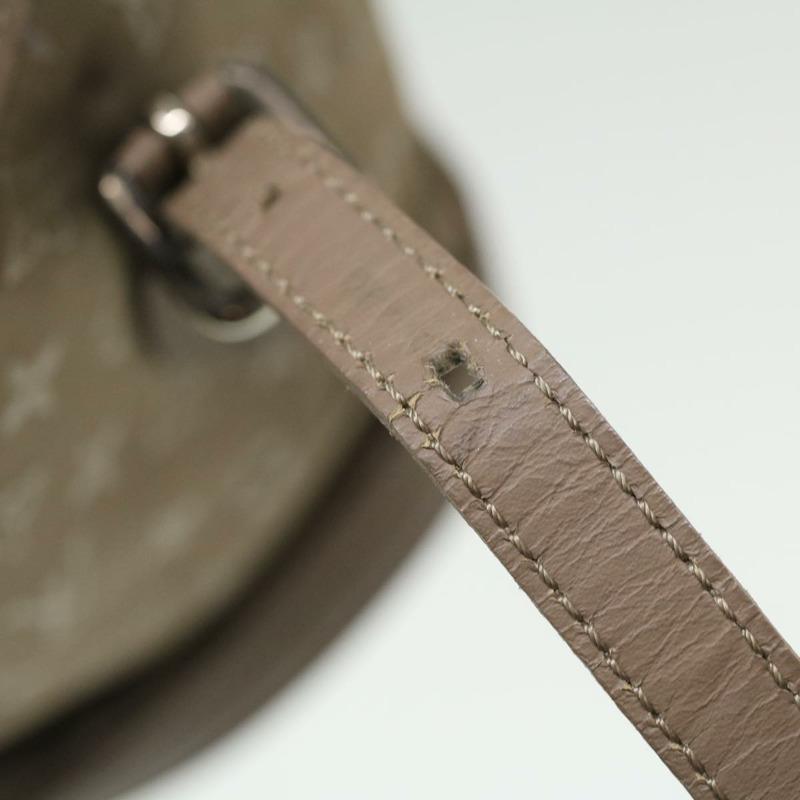 【日本直送】路易威登 Monogram Satin 小水桶手提包 米色 M92145 LV Auth am3521V-8