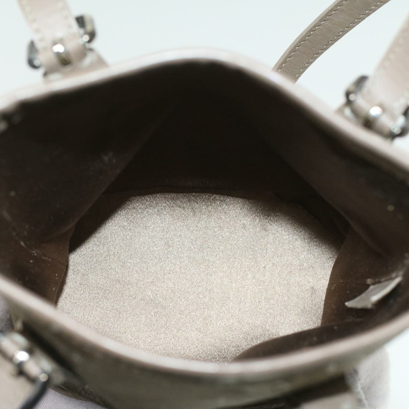 【日本直送】路易威登 Monogram Satin 小水桶手提包 米色 M92145 LV Auth am3521V-9