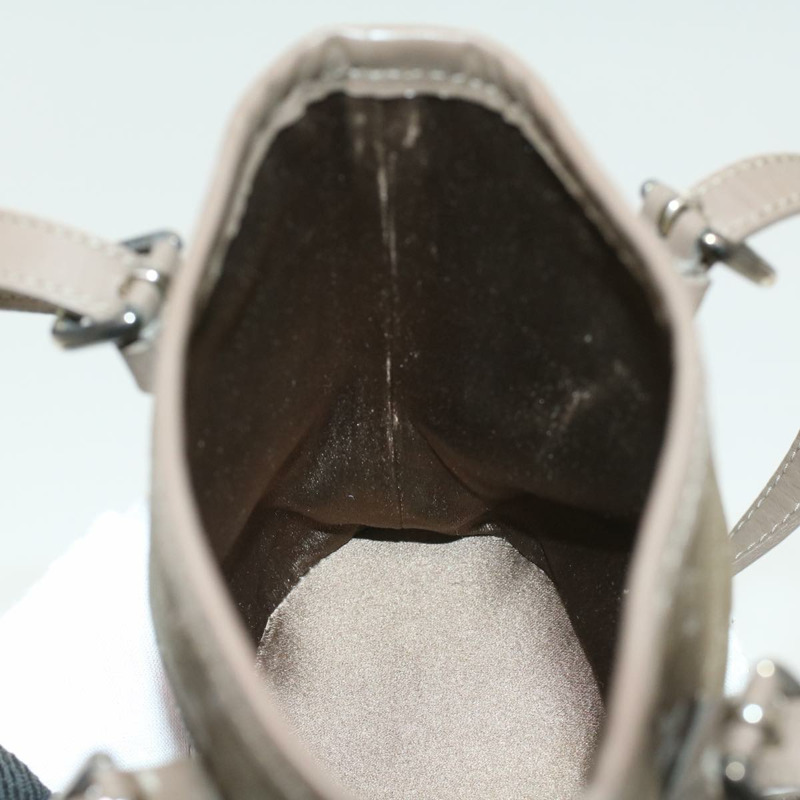 【日本直送】路易威登 Monogram Satin 小水桶手提包 米色 M92145 LV Auth am3521V-18